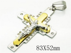 HY 316L Stainless Steel Cross Pendants-HY08P0693HKW