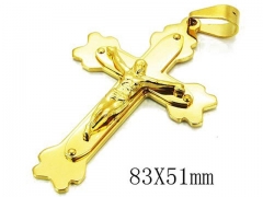 HY 316L Stainless Steel Cross Pendants-HY08P0706HJD