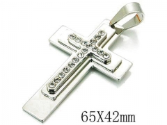 HY 316L Stainless Steel Cross Pendants-HY08P0673OX