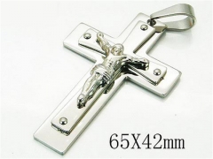 HY 316L Stainless Steel Cross Pendants-HY08P0728OU