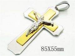 HY 316L Stainless Steel Cross Pendants-HY08P0710HJS