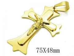 HY 316L Stainless Steel Cross Pendants-HY08P0713HJE