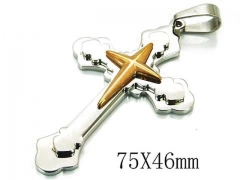 HY 316L Stainless Steel Cross Pendants-HY08P0687NZ