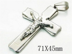 HY 316L Stainless Steel Cross Pendants-HY08P0747PD