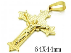 HY 316L Stainless Steel Cross Pendants-HY08P0743OV