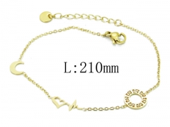 HY Stainless Steel 316L Bracelets (Charm)-HY24B0026HWW