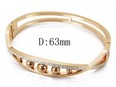 HY Wholesale Stainless Steel 316L Bangle(Crystal)-HY19B0072HPU