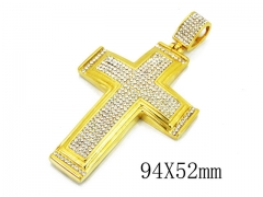 HY 316L Stainless Steel Cross Pendants-HY15P0238JPO