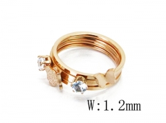 HY Stainless Steel 316L Lady Special Rings-HY19R0312HIA