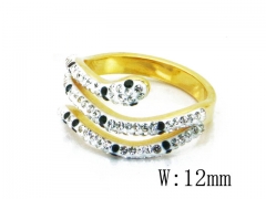 HY Stainless Steel 316L Small CZ Rings-HY19R0086HIE