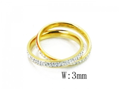 HY Stainless Steel 316L Lady Special Rings-HY19R0301HIA