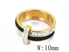 HY Stainless Steel 316L Small CZ Rings-HY19R0151HHQ