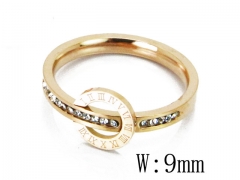 HY Stainless Steel 316L Small CZ Rings-HY19R0142PE