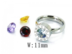 HY Stainless Steel 316L Lady Special Rings-HY19R0026PS