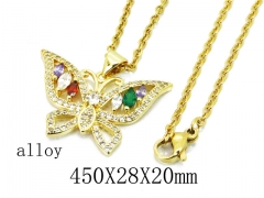 HY Wholesale 316L Stainless Steel Necklace-HY35N0355HLQ