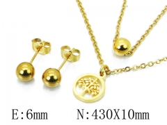 HY Stainless Steel jewelry Plant Style Set-HY91S0668NL