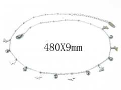 HY Wholesale 316L Stainless Steel Necklace-HY54N0434PU