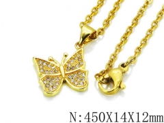 HY Wholesale 316L Stainless Steel Necklace-HY35N0069HZZ