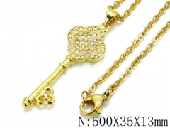 HY Wholesale 316L Stainless Steel Necklace-HY81N0004HEE