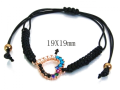 HY Stainless Steel 316L Bracelets (Rope Weaving)-HY90B0214HMZ