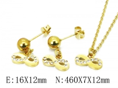 HY 316L Stainless Steel jewelry CZ Set-HY91S0700PL