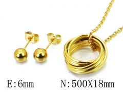 HY 316 Stainless Steel jewelry Set-HY91S0682NLS