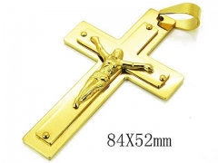 HY Stainless Steel 316L Cross Pendant-HYC08P0720HJZ