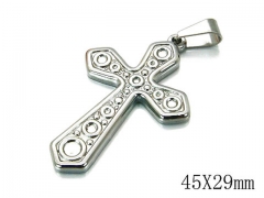 HY Stainless Steel 316L Cross Pendant-HYC70P0412KR