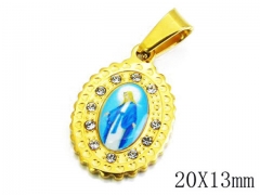 HY Stainless Steel 316L Religion Pendant-HYC12P0286K0