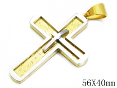 HY Stainless Steel 316L Cross Pendant-HYC09P0131HKZ