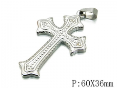 HY Stainless Steel 316L Cross Pendant-HYC70P0466LA