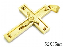 HY Stainless Steel 316L Cross Pendant-HYC09P0152HKZ