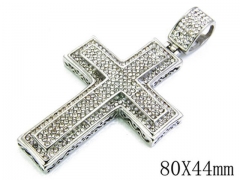 HY Stainless Steel 316L Cross Pendant-HYC15P0067JLL