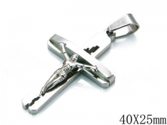 HY Stainless Steel 316L Cross Pendant-HYC09P0241HHZ