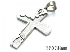 HY Stainless Steel 316L Cross Pendant-HYC09P0479HIR