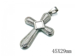 HY Stainless Steel 316L Cross Pendant-HYC70P0406KA