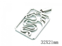 HY Stainless Steel 316L Animal Style Pendant-HYC59P0252MX