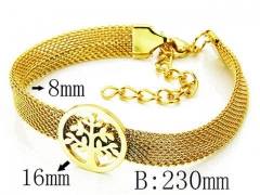 HY Stainless Steel 316L Bracelets (Charm)-HY58B0223PF