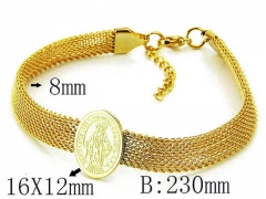 HY Stainless Steel 316L Bracelets (Charm)-HY58B0221PR