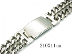 HY Stainless Steel 316L Bracelets-HYC18B0561ILT