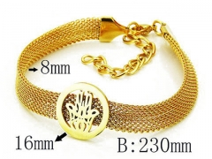 HY Stainless Steel 316L Bracelets (Charm)-HY58B0224PQ