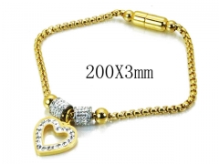 HY Stainless Steel 316L Bracelets-HYC91B0377IKS