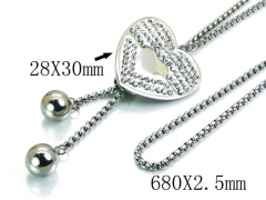 HY Stainless Steel 316L Necklaces-HYC02N0090HHQ