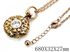 HY Stainless Steel 316L Necklaces-HYC68N0023I10