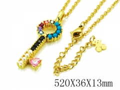 HY Stainless Steel 316L Necklaces-HYC90N0050HMR