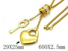 HY Stainless Steel 316L Necklaces-HYC02N0058HIT