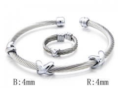 HY Stainless Steel 316L Bangle-HYC38S0086I40