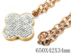 HY Stainless Steel 316L Necklaces-HYC68N0021H80