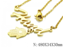 HY Stainless Steel 316L Necklaces-HYC09N0208LLC