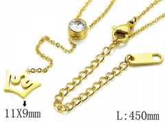 HY Stainless Steel 316L Necklaces-HYC14N0371N5